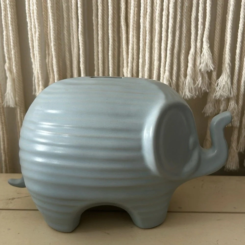 Jonathan Adler Baby Blue Piggy Bank